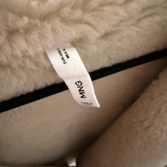 MANGO faux shearling lined coat - Picture 5 of 5